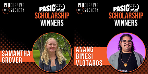 Samantha Grover and Anang Binesi Vlotaros - PASIC scholarship winners